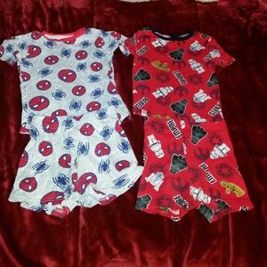 2 Pairs Boys Size 4 Pajamas
